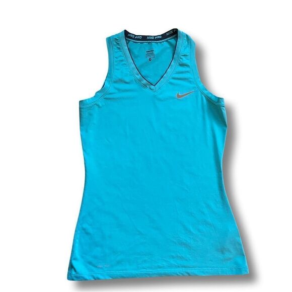 Nike WOMEN'S NIKE PRO SLEEVELESS V NECK - Picture 1 of 8